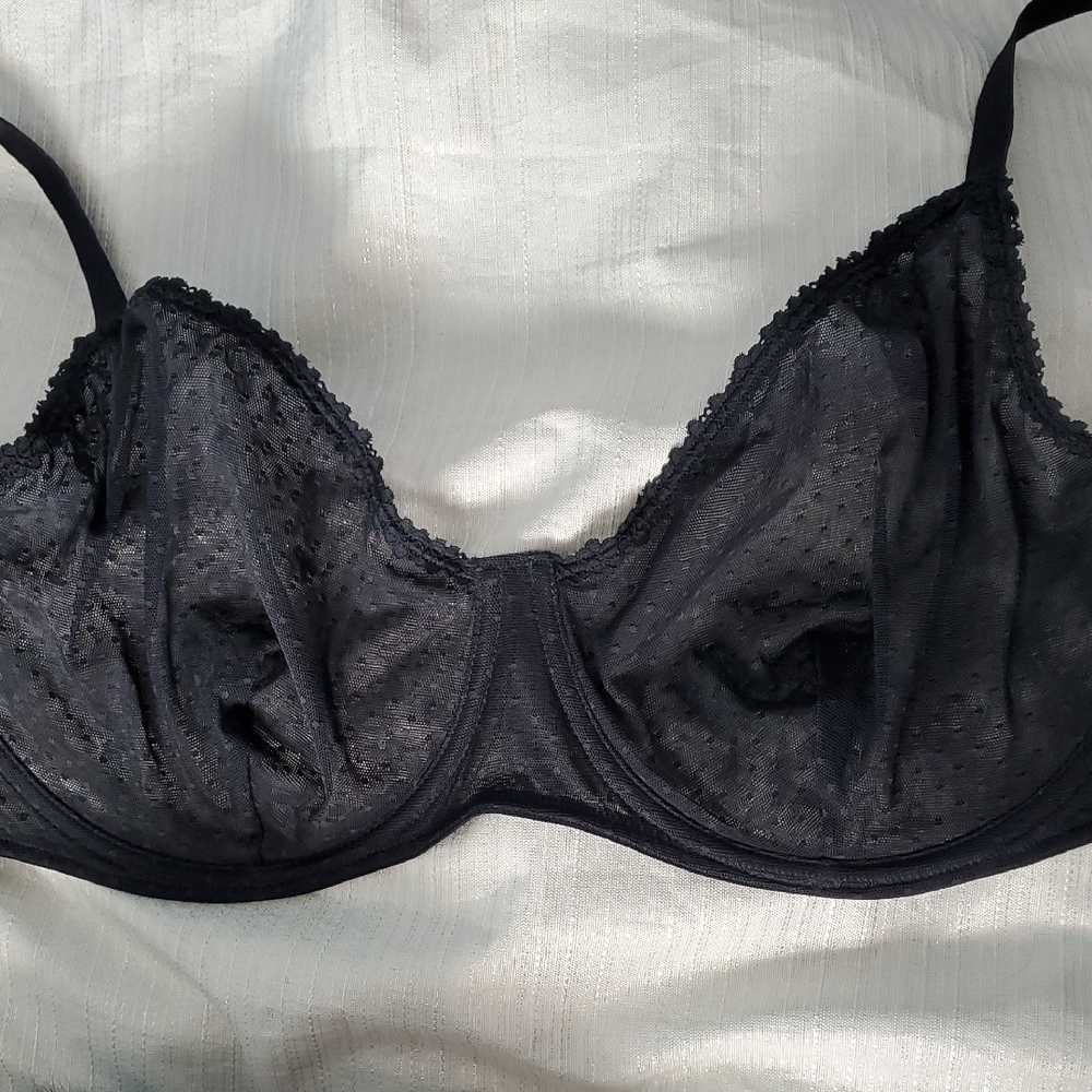 44C Full Mesh Underwire Balconette Bra